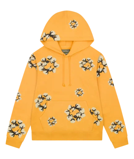 Cactus Tears Wreath Hoodie Yellow