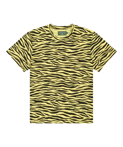 Zebra Poem Camo Tee Yellow