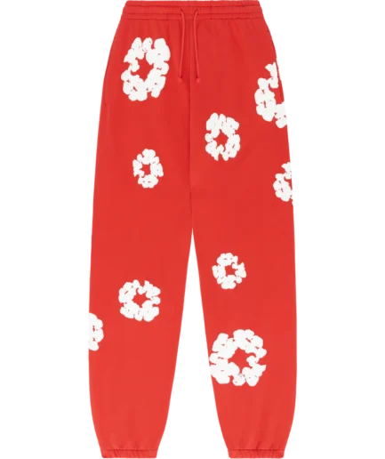 The Cotton Wreath Sweatpants Red