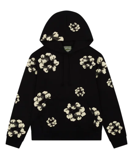 Cactus Tears Wreath Hoodie Black