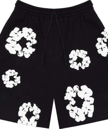 The Cotton Wreath Shorts Black