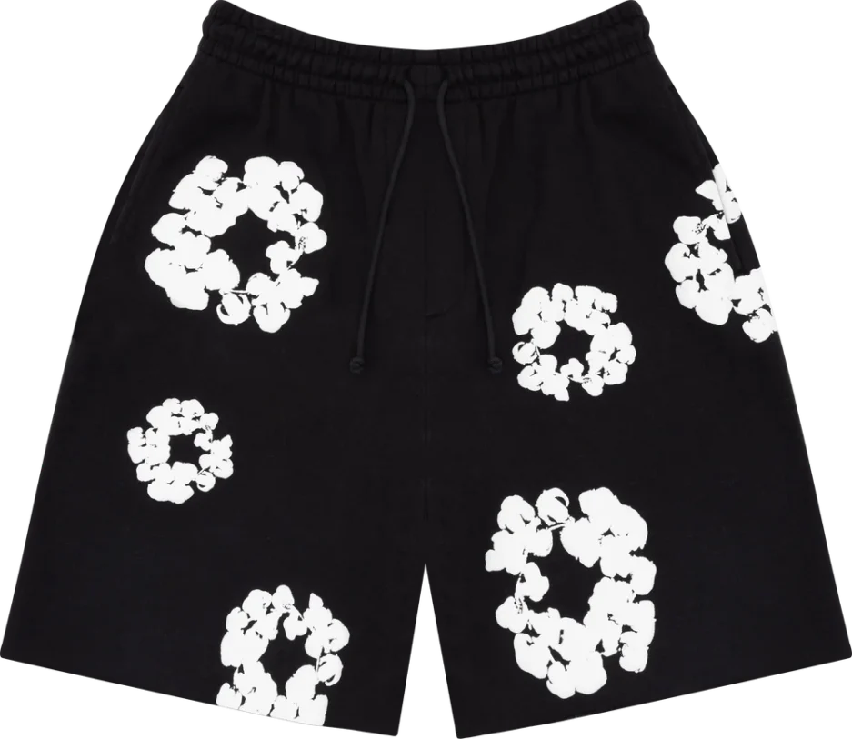 The Cotton Wreath Shorts Black