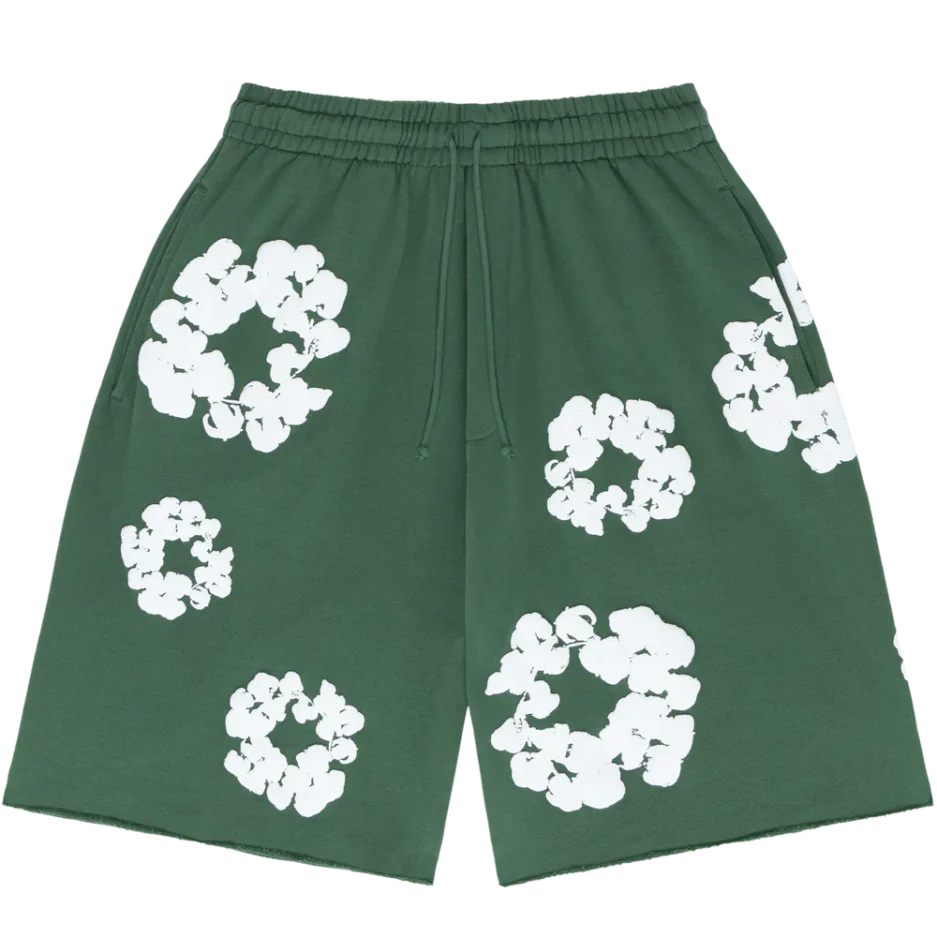 The Cotton Wreath Shorts Green