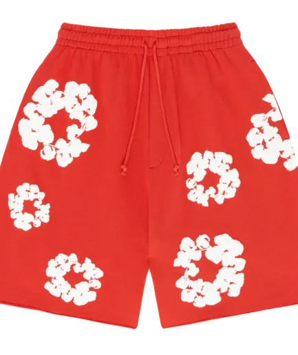 The Cotton Wreath Shorts Red