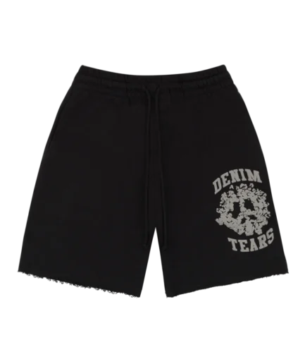 Denim University Sweat Shorts Black