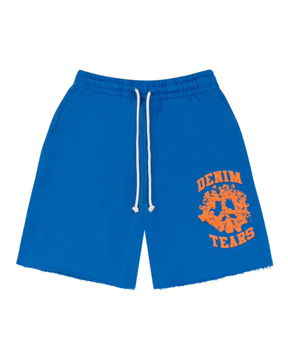 Denim University Sweat Shorts Royal Blue