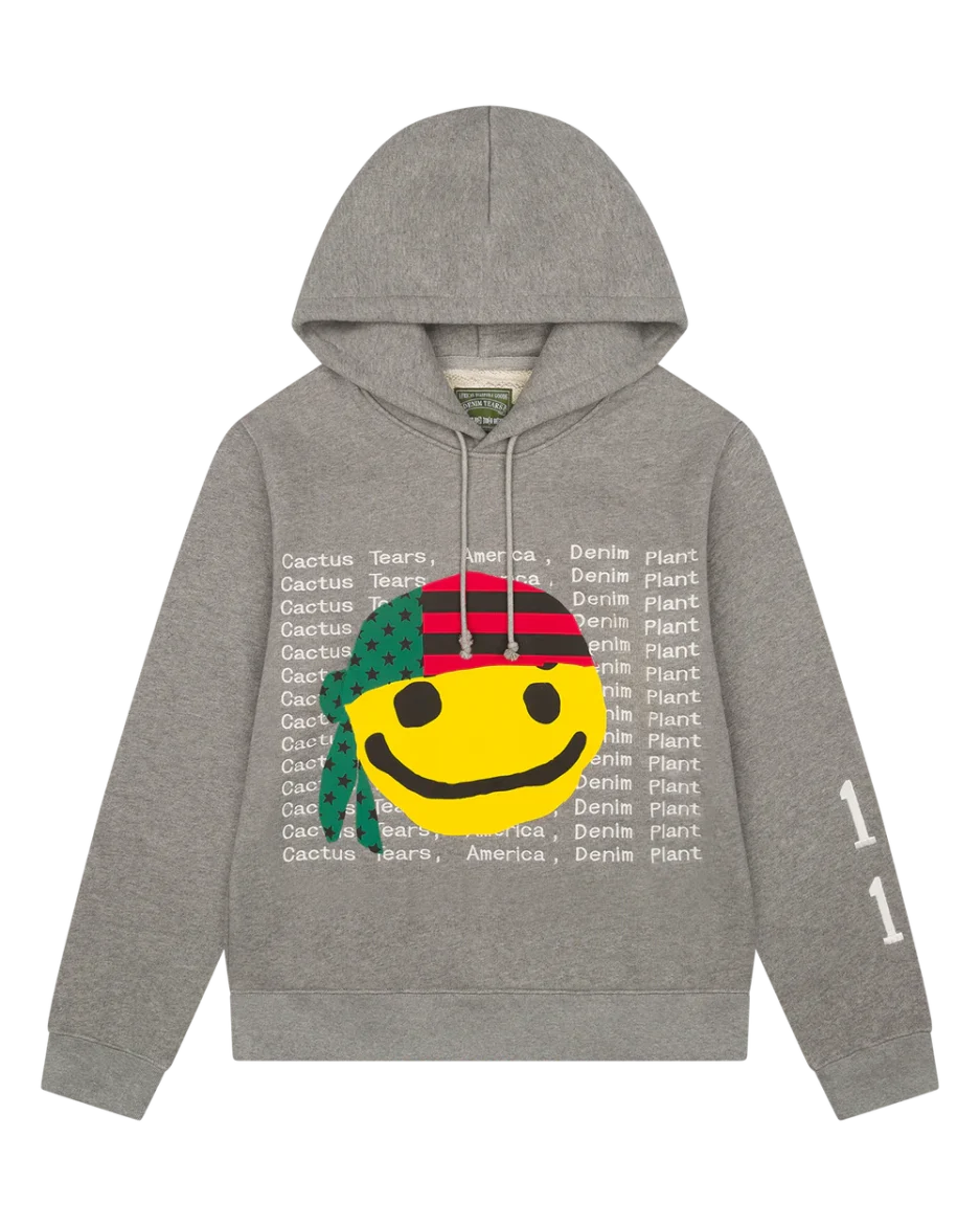 Cactus Tears Hoodie Grey