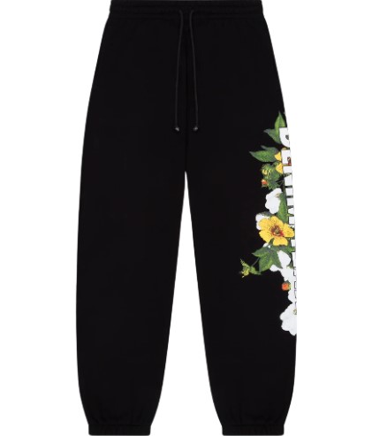 The Cotton Wreath Sweatpants Black